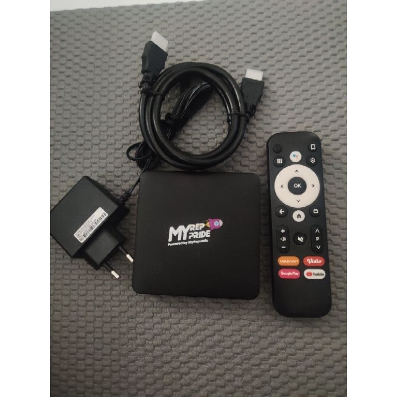 SMART TV BOX MYREP DV9135N OS 14 NETFLIX CERTIFIED VOICE REMOTE UNLOCK &ROOT ( FULL APLIKASI)