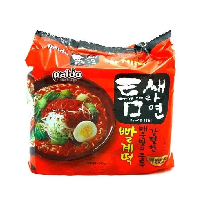 

MIE RAMEN KOREA PALING PEDAS ISI 5 Pcs - PALDO TEUMSAE 120 GR