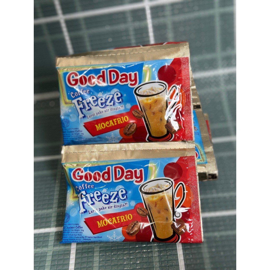 

Good day Freeze Coffee Dus sachet 30gr (isi 12 x 10bks)