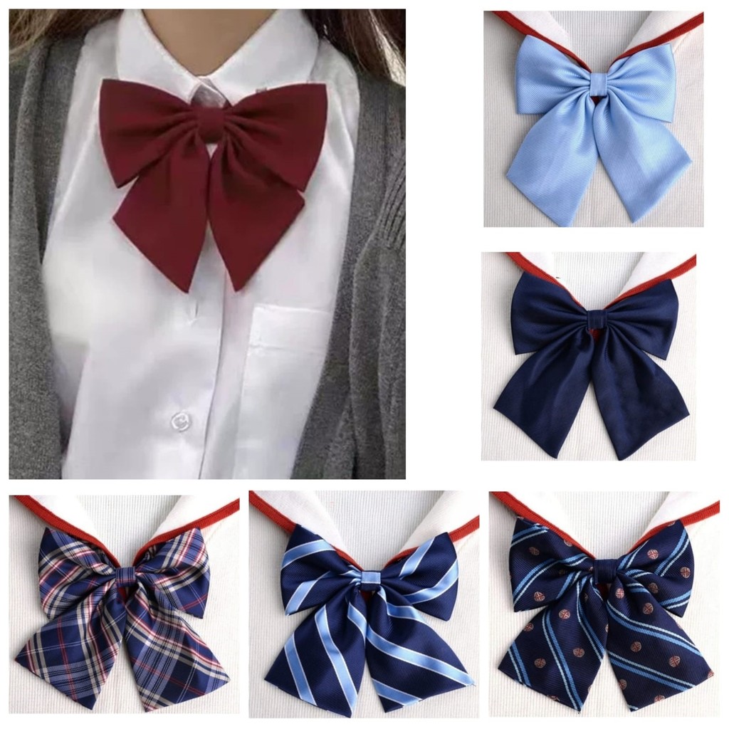 DW01 Dasi Wanita Lolita Jepang, Adjustable Girl Bowtie,Japan Cute Ribbon