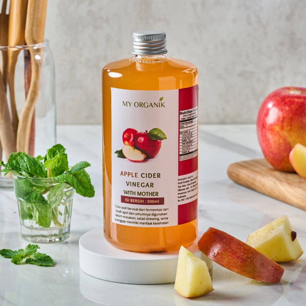 

My Organik Apple Vinegar with Mother Organic Cuka apel vinega with mother 500ml