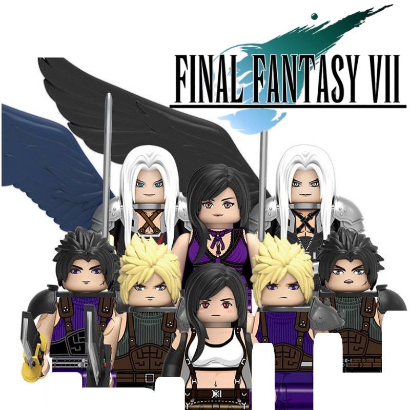 Final FF Fantasy VIII Tifa Mini Blocks Figure DT8903