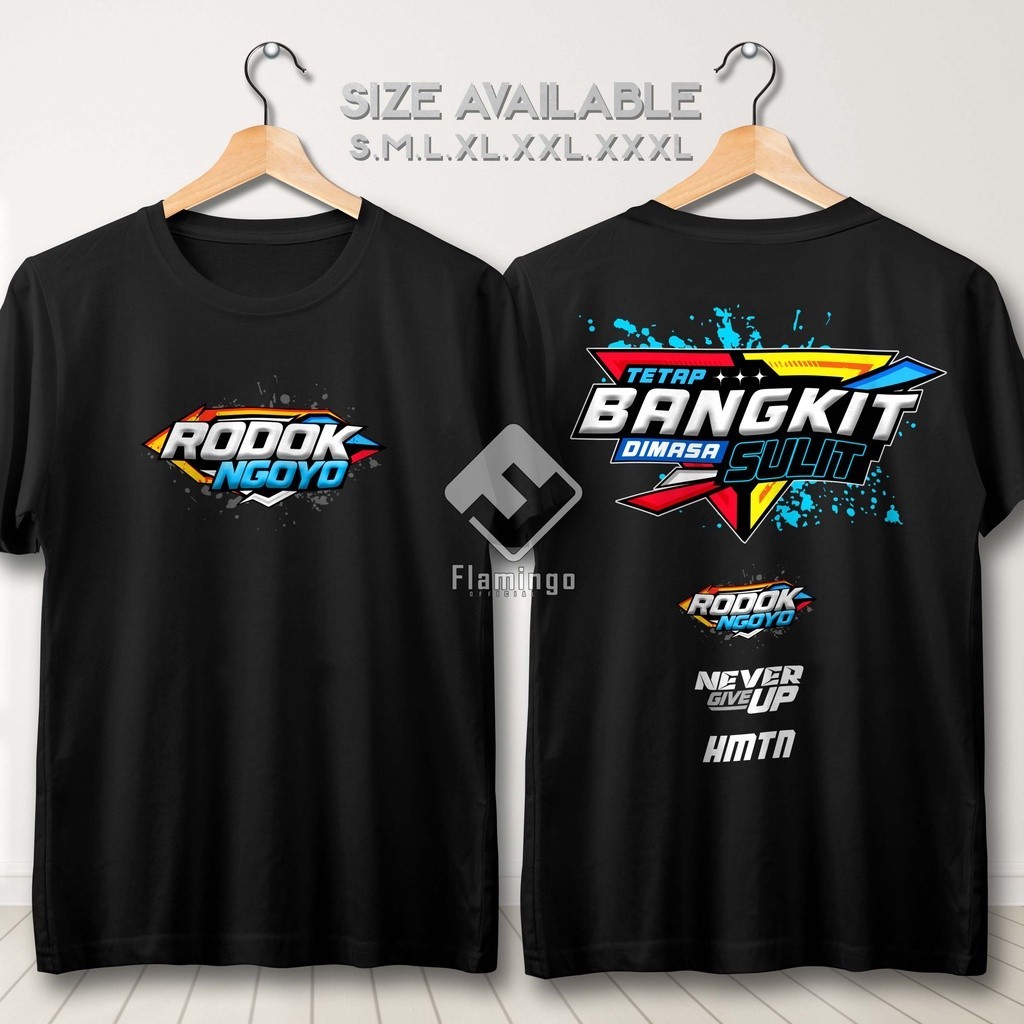 Kaos Kata Kata Racing Rodok Ngoyo Tetap Bangkit Dimasa Sulit Baju Distro Motor Herex Mletre Asek