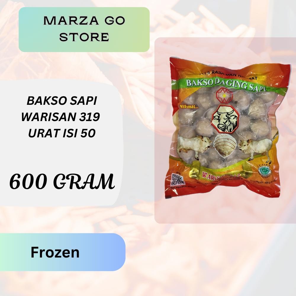 

BAKSO WARISAN 319 URAT ISI 50 Frozen 600GRAM