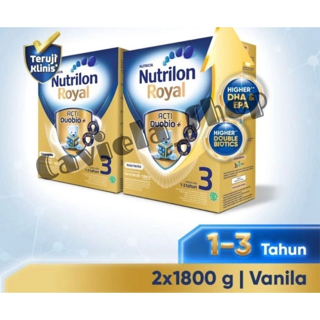 

Nutrilon Royal 3 Vanila 1800gr X 2pcs/kotak {exp.2026}