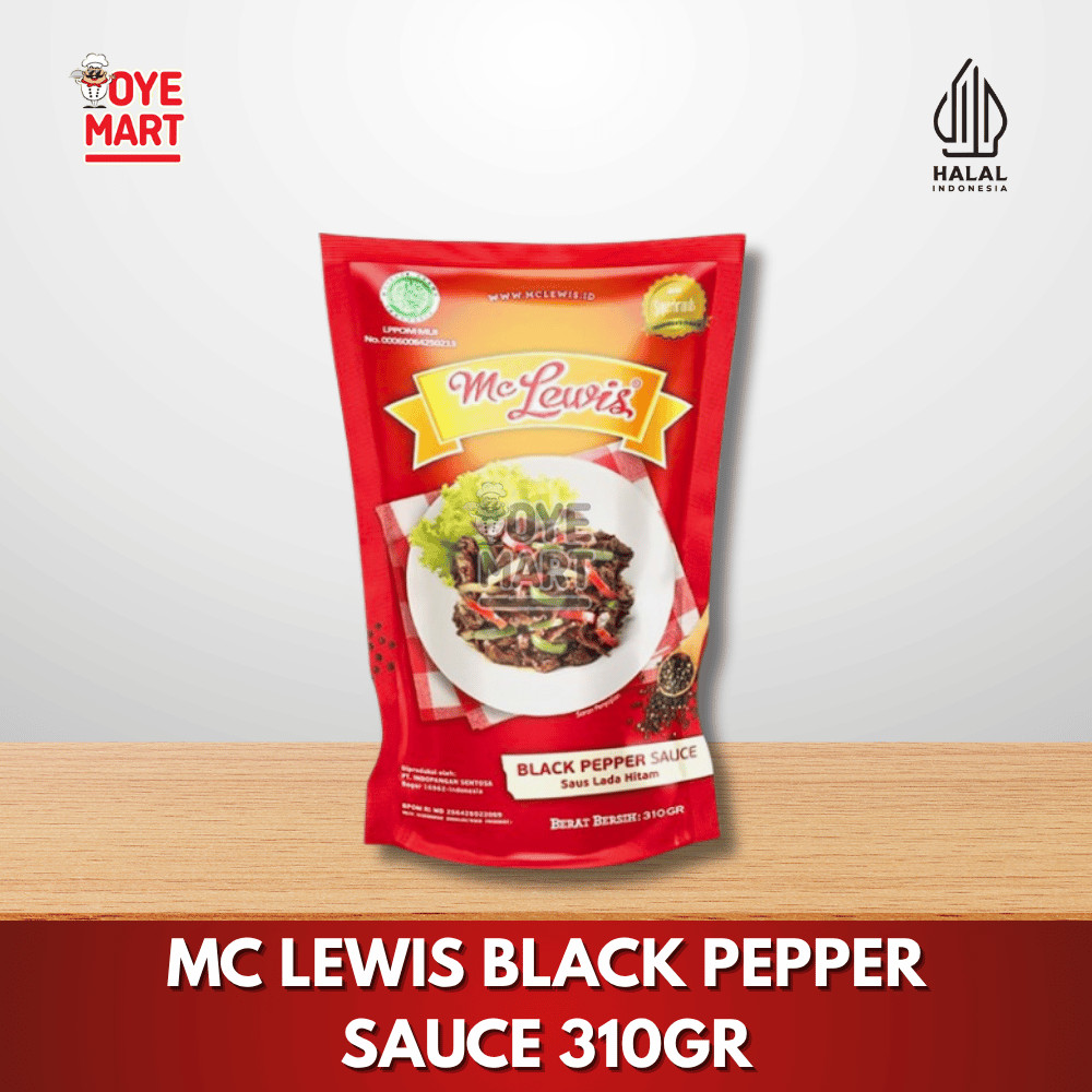 

MCLEWIS BLACK PEPPER SAUCE 310GR