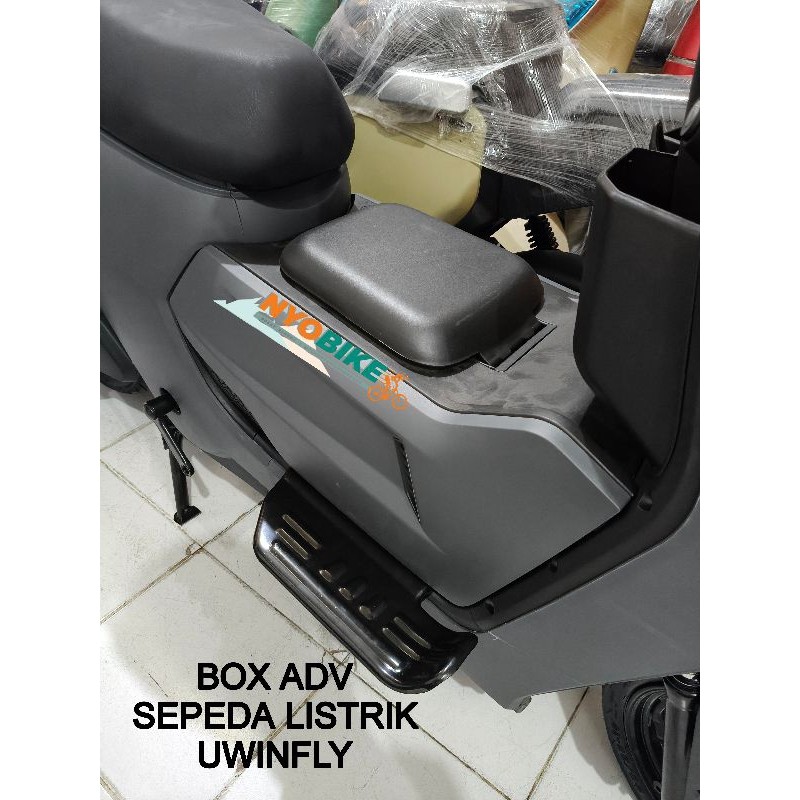 BOX ADV SEPEDA LISTRIK UWINFLY BOX EXTRA BAGASI KHUSUS UWINFLY D60 D70 D65 NEW