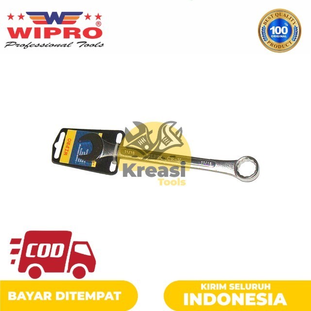 Kreasi Tools | Wipro Kunci Ring Pas (m/AIGO) 5/16" 3/8" 7/16"