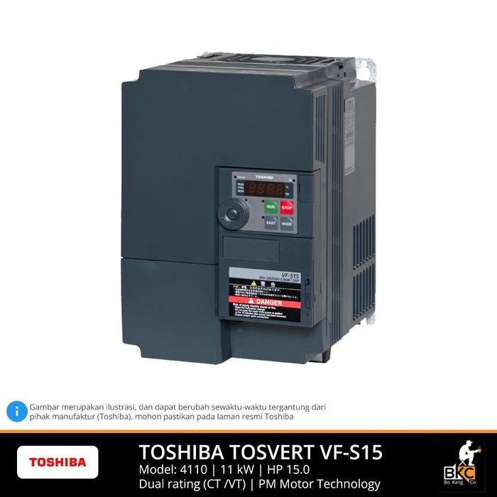 Toshiba Tovert Inverter VF-S15 (4110 - 11kW - HP15.0