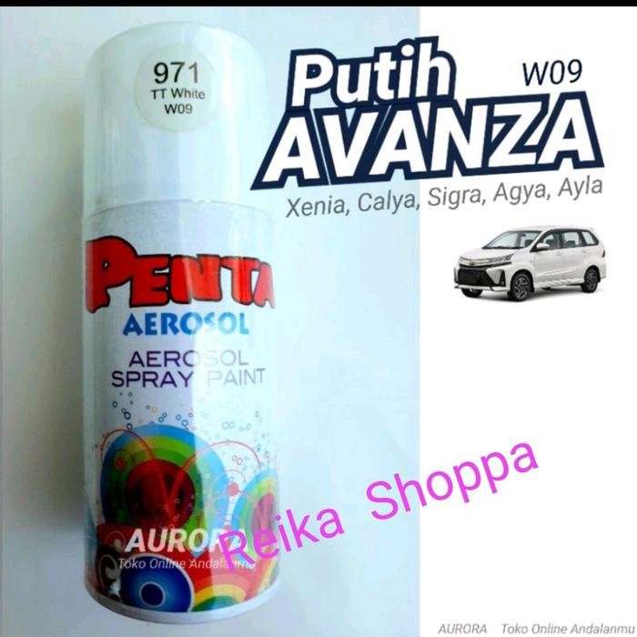 Cat Semprot Pylox W09 Penta Aerosol Putih Toyota - Merah