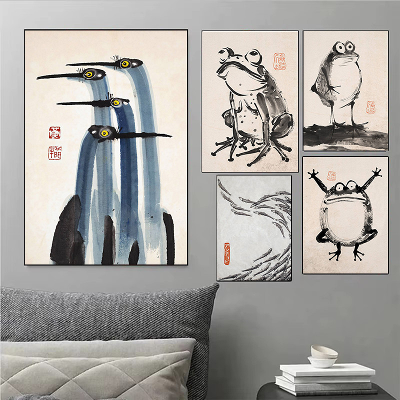 

Japanese Art Posters Canvas Printing Trendy House Home Furnishings Decorative Aesthetics Natural Wall Canvas Art Decoration Gift
