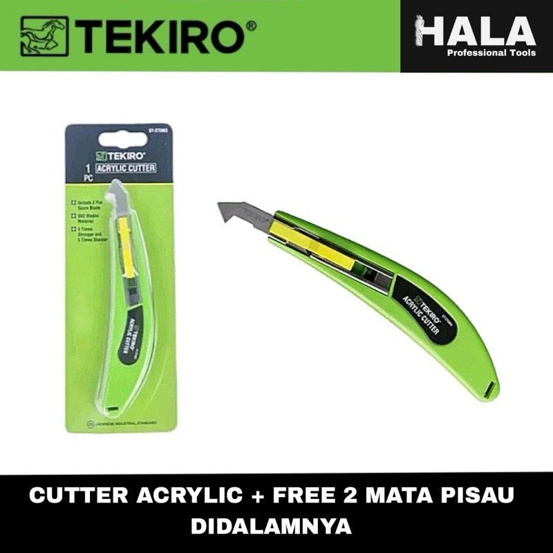 

TEKIRO - CUTTER ACRILIC / ACRYLIC & ISI MATA REFILL CUTTER - 100% ORIGINALHALA2