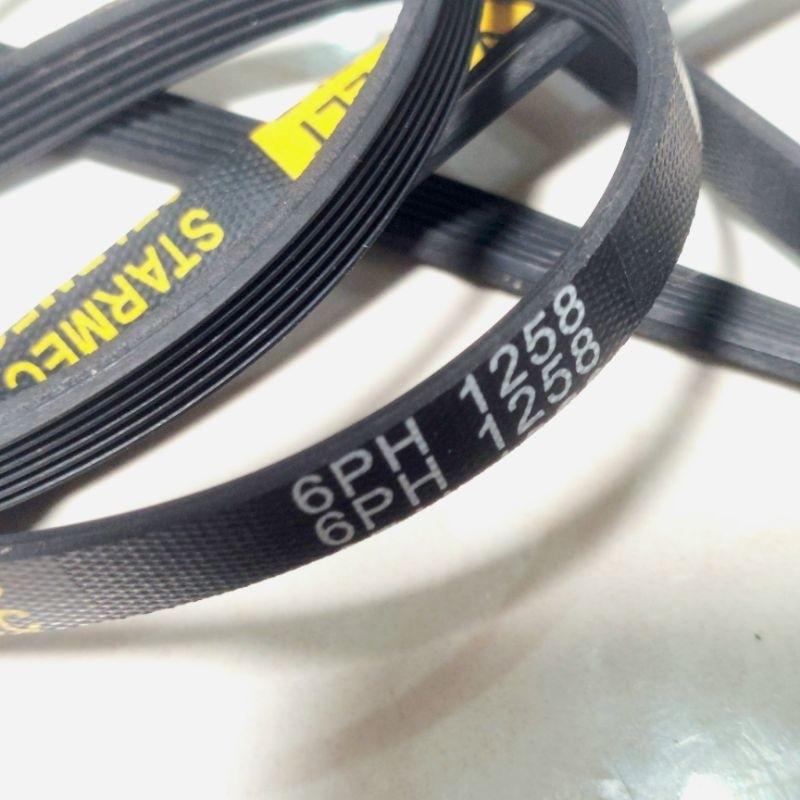 vbelt fan belt 6ph 1258 mesin cuci denpoo front loading