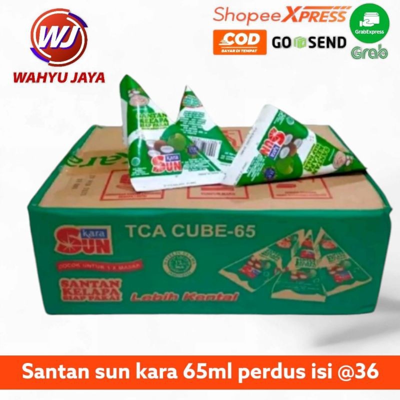 

santan sun kara 65ml per dus isi @36pcs