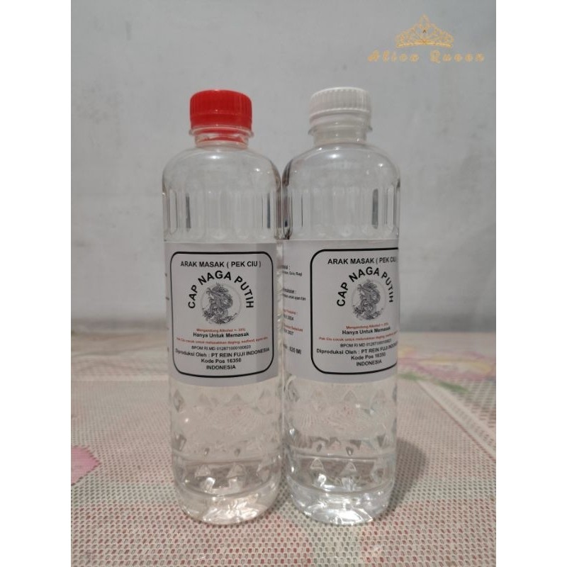

Arak Putih Masak (Pek Ciu) Cap Naga Putih 600ml