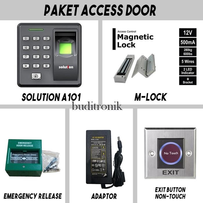 

Paket Access Control / Paket Akses Door / Paket Solution A101 - SOLUTION A101Sale