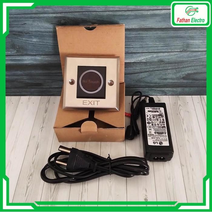 

Exit Button Touchless - No Touch Exit Button + Adaptor 2A
