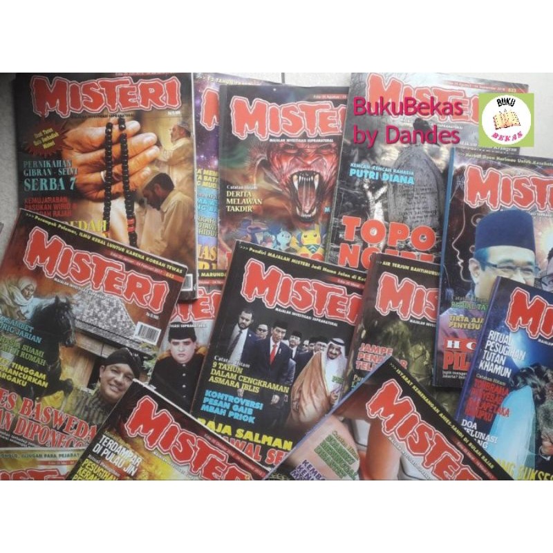 Majalah Misteri (bekas preloved)