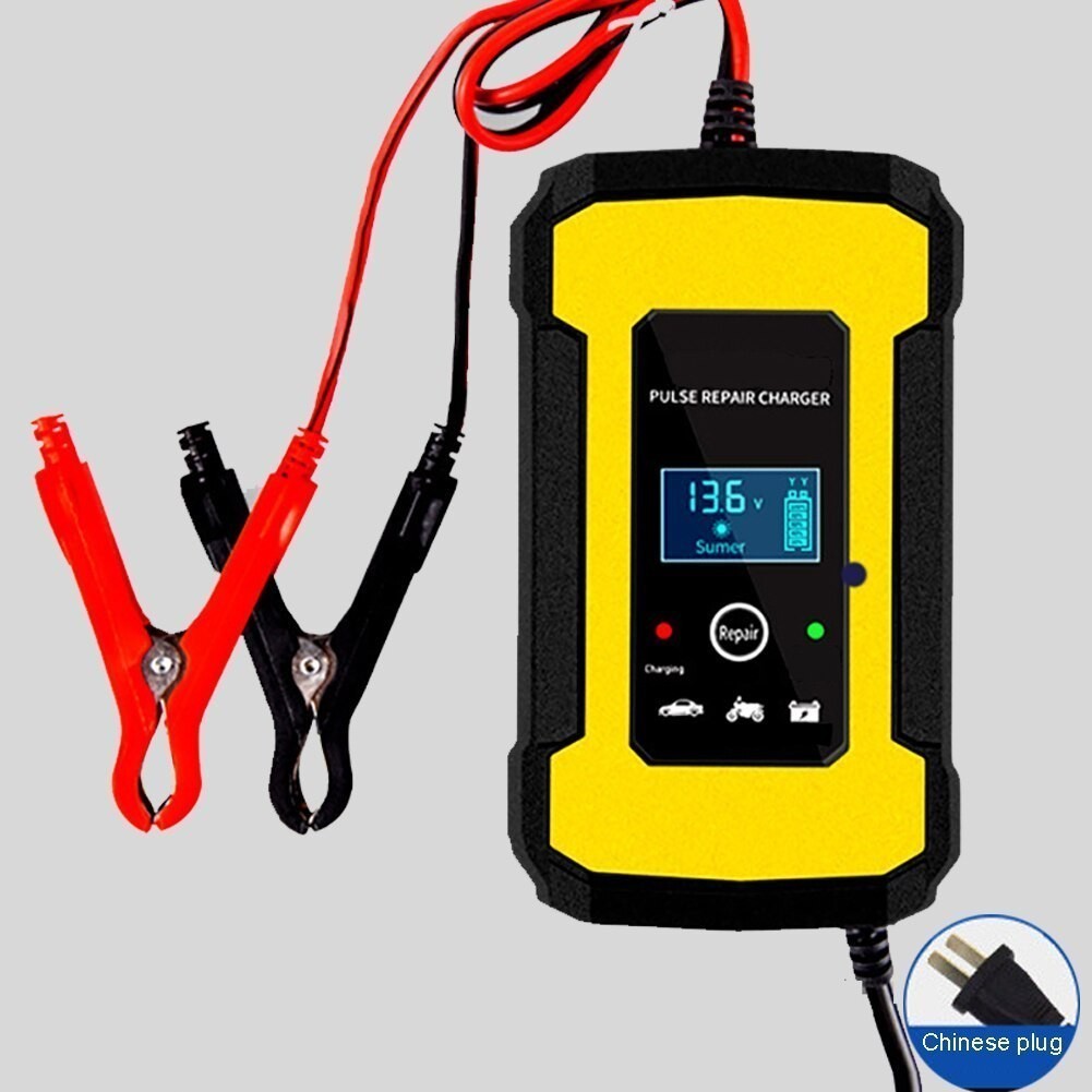 【NEW///】Ces Aki Charger Accu Charger Aki Mobil Motor Portable Motorcrycle Car Battery Charger 12V 2A