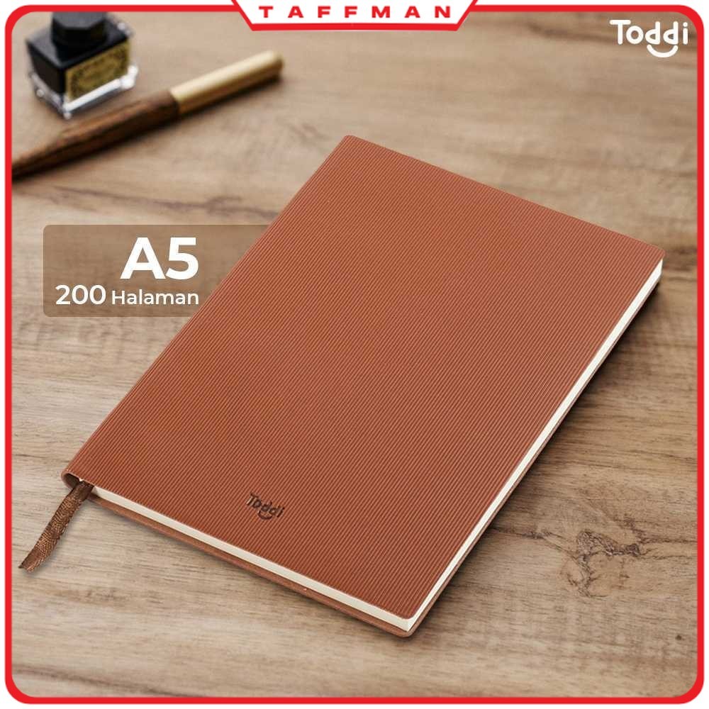

TM - TODDI Buku Jurnal Leather Notebook Diary 68GSM 200 Halaman Grid - TD101