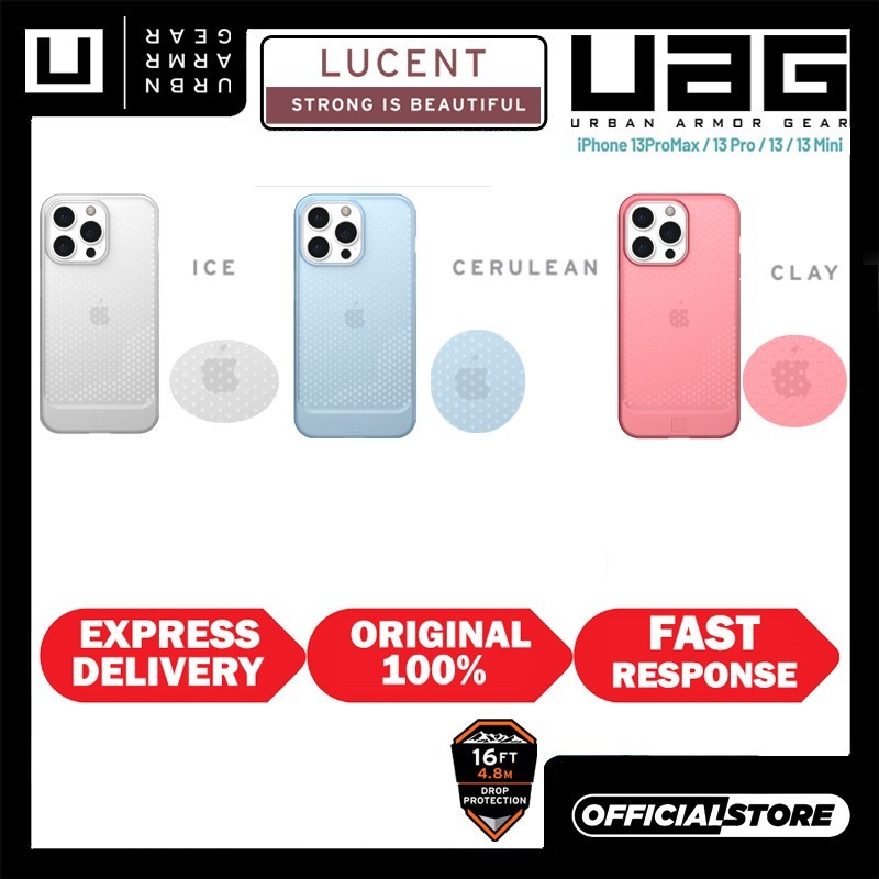 UAG Case iPhone 13 PRO MAX 13 PRO UAG [U] LUCENT Slim Fit Transparant