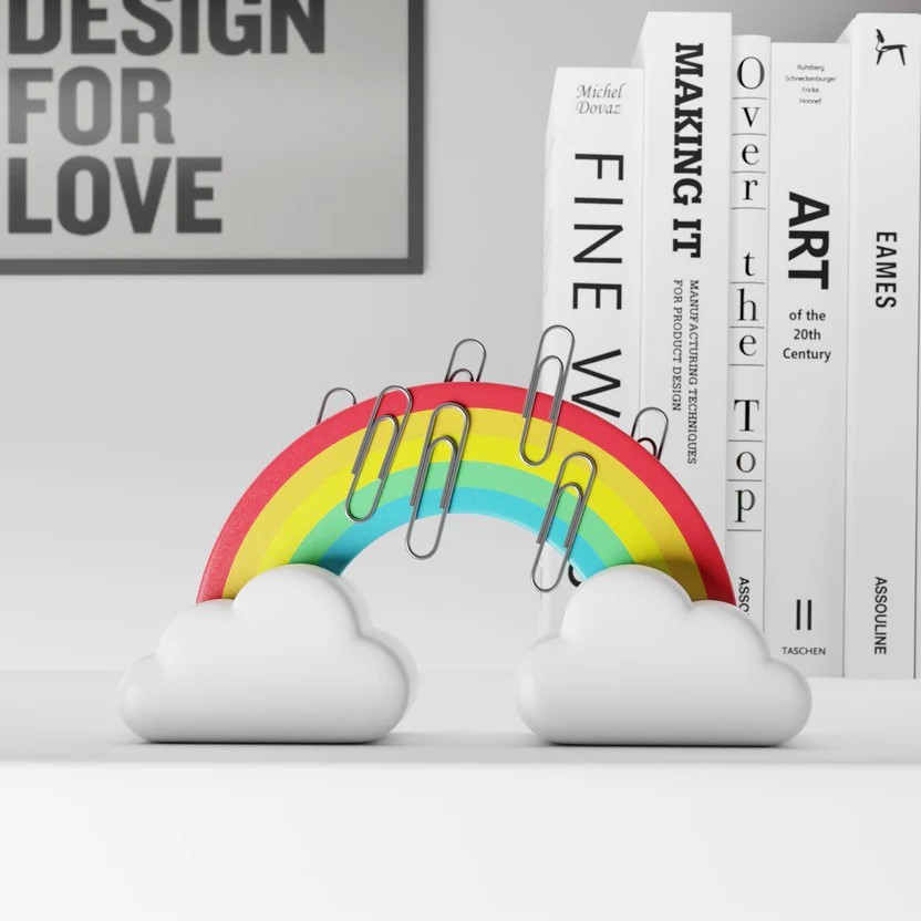 

Gift Mustard Rainbow Paperclip - GWP