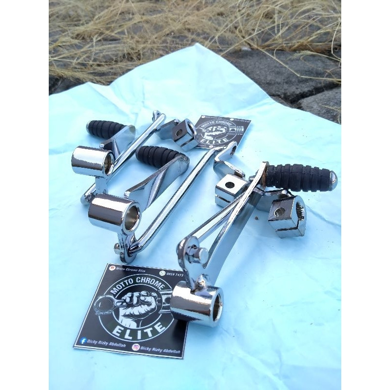 PEDAL PERSENELENG TIGER OPERAN GIGI TIGER CROME
