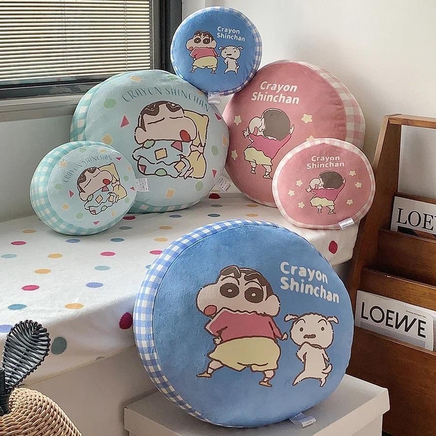 

Lovely Crayon Shin-chan Back Cushion Very Soft Cuddly Pillow Japanese Style Round Cushion Sofa Bed Cushion Room Decor Gifts