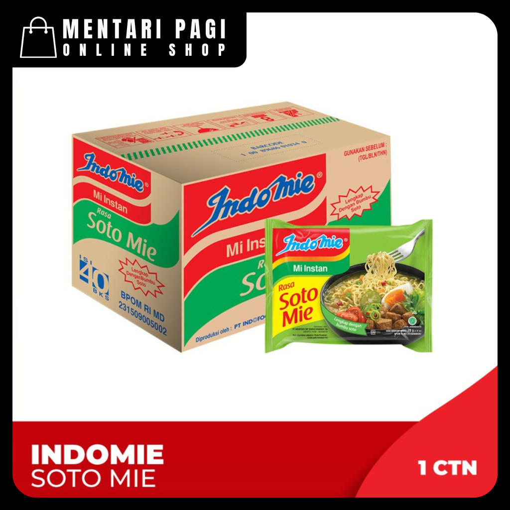 

Indomie Soto Mie - 1 Dus 40 Pcs