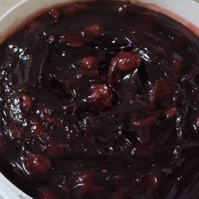 

New Arrival Bakels Les Fruit 50% Dark Cherry 300g Filling / Isian Buah Cherry