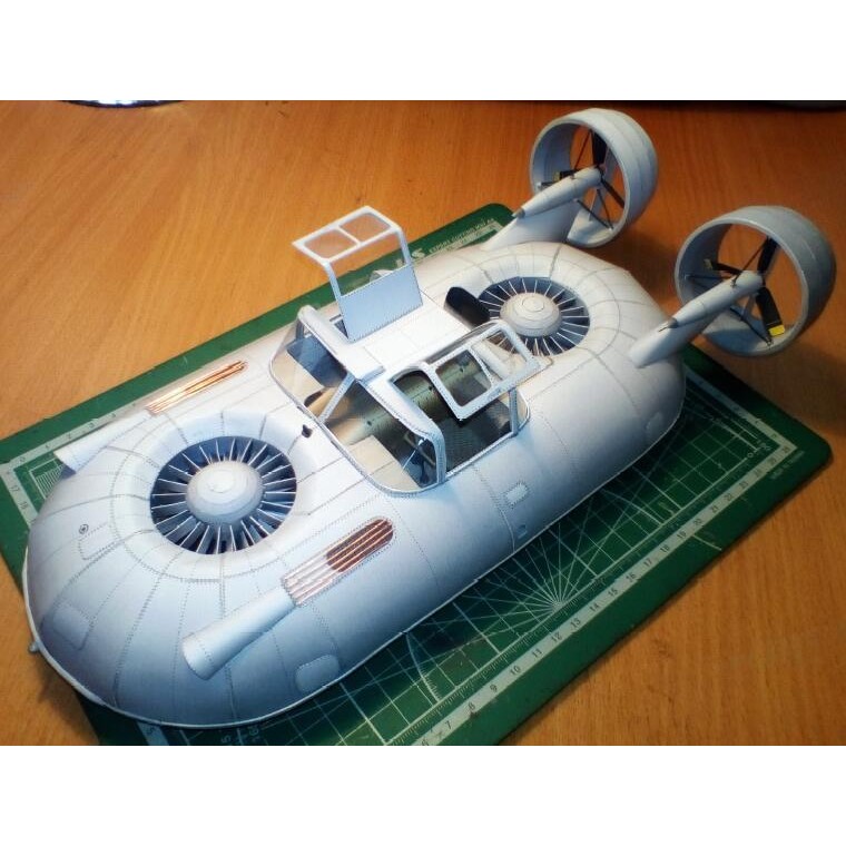 1:25 GAZ-16 Soviet Concept Hover Car Paper Model Kit Handmade Toy