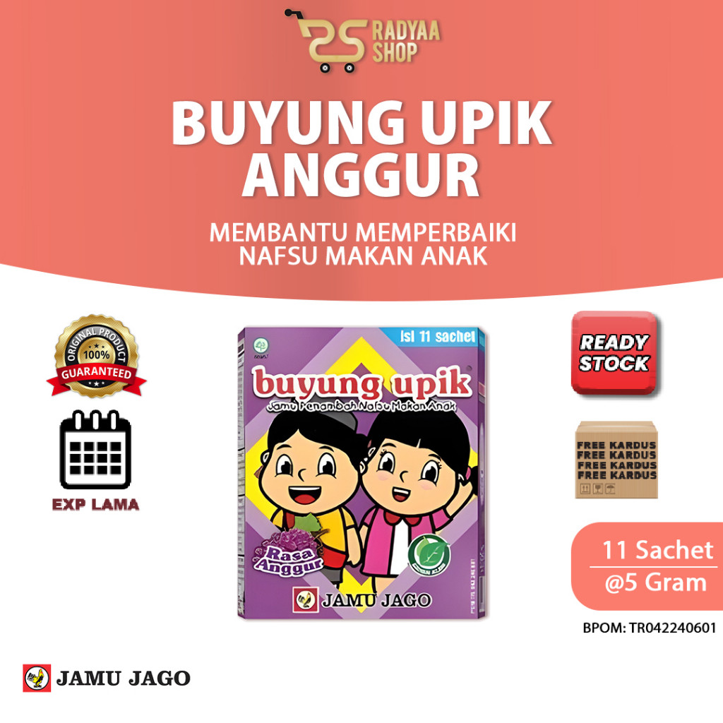 

Buyung Upik Anggur Jamu Herbal Membantu Meningkatkan Nafsu Makan Anak