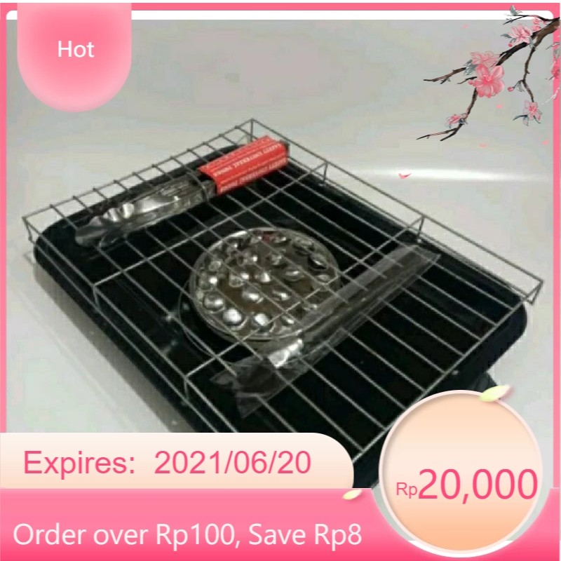 DB-99 1 set panggangan sosis gril / panggangan serba guna