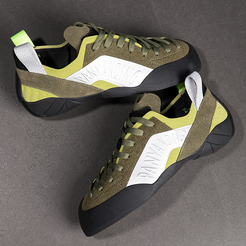 sepatu naik gunung Men Competitive Rock Climbing Shoes Indoor Outdoor Climbing Shoes Professional Wo