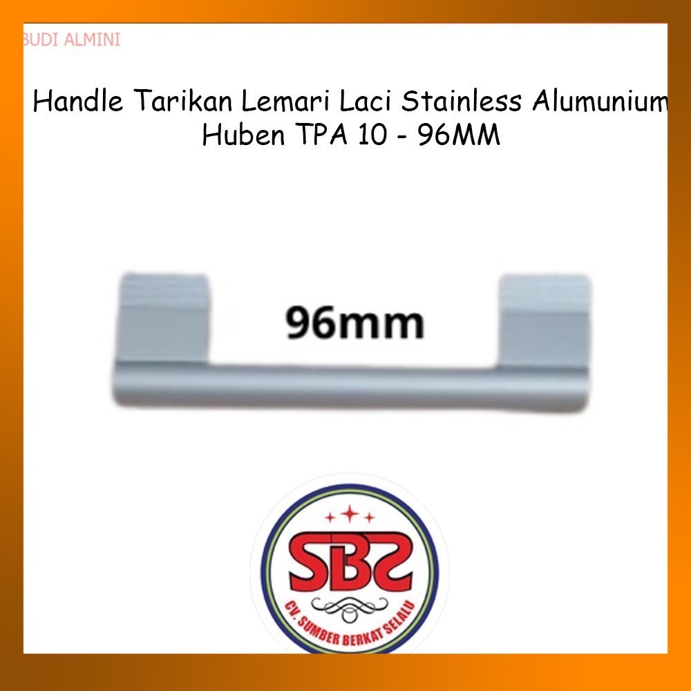 Handle Aluminium Pegangan Tarikan Laci Lemari Mebel Kitchen Set TPA 10 - Handle Tarikan Lemari Laci 