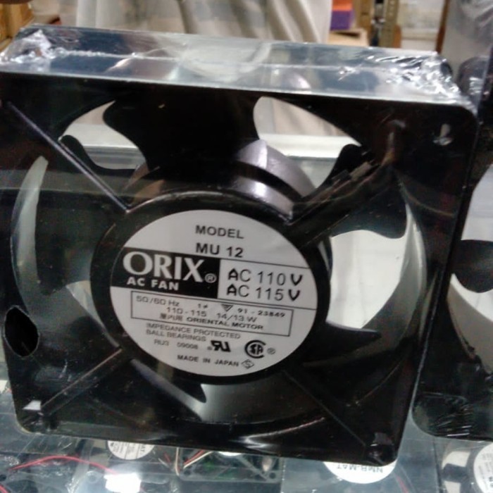 SB99 fan orix mu12 mu 12 12cm 12 cm asli jepang ori 110v 110volt 110 v volt