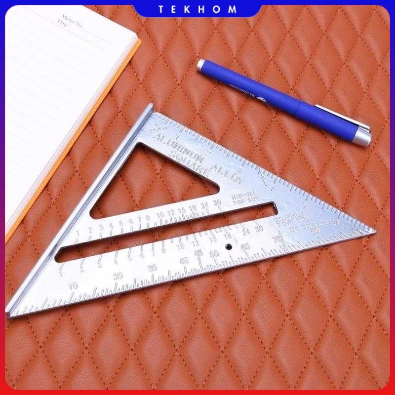 

Taffware Penggaris Siku Mistar Triangle Ruler Aluminium Alloy - VK18