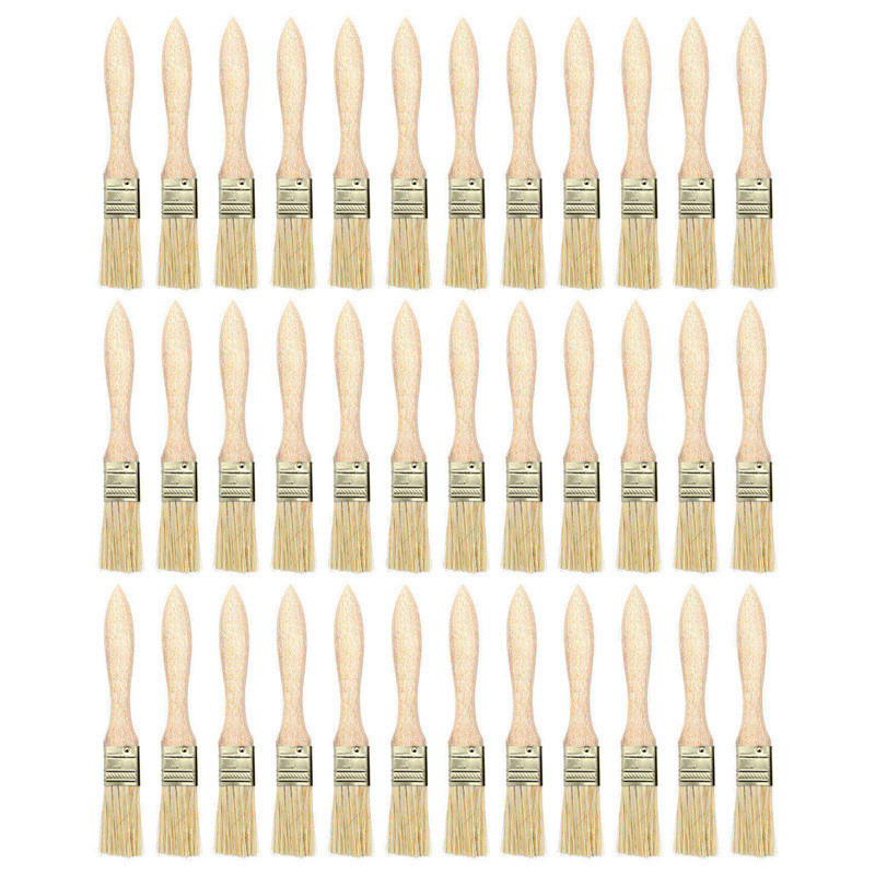 

36 Pack Of 1 Inch (24Mm) Paint Brushes And Chip Paint Brushes For Paint Stains Varnishes Glues And Gesso