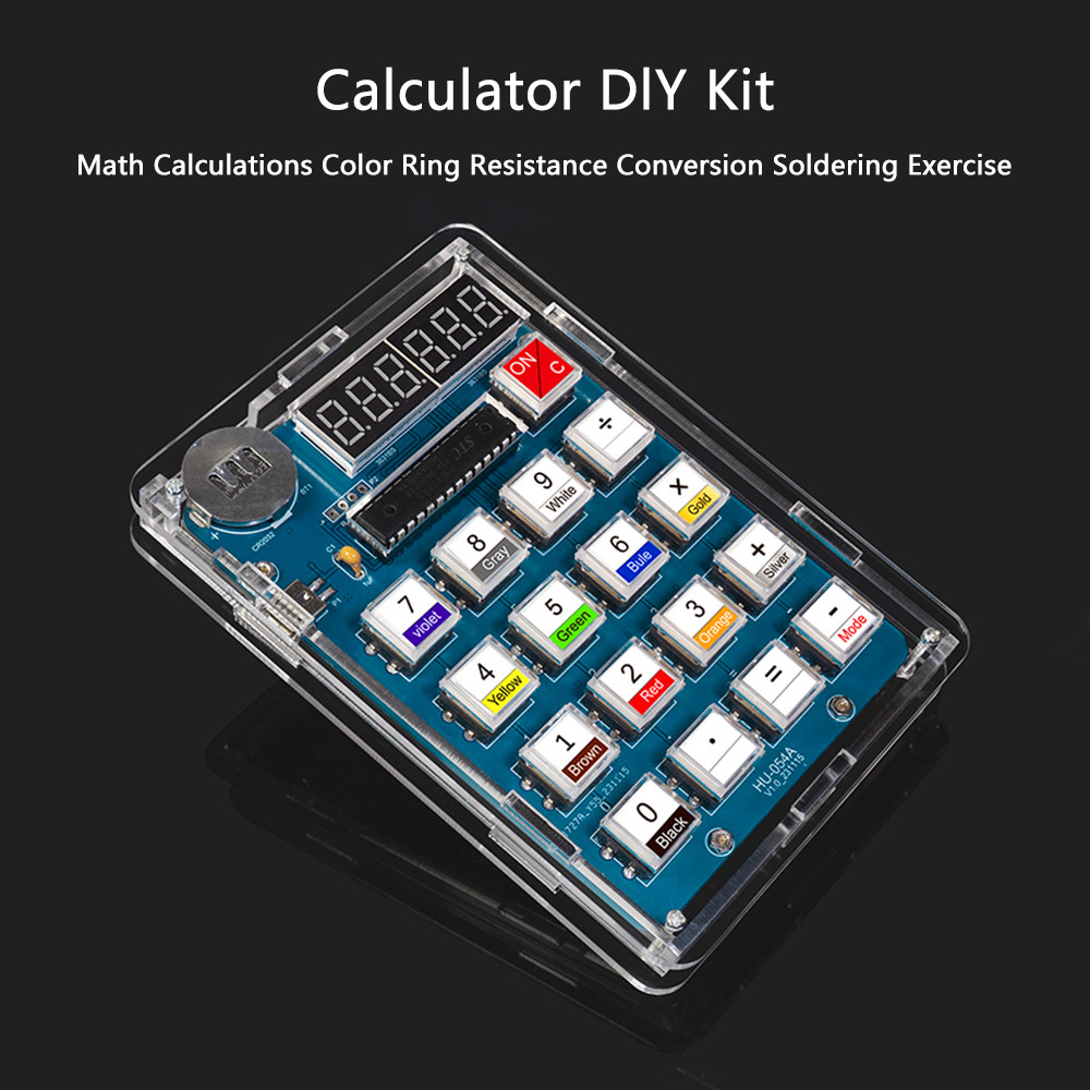 

DIY Electronic Kit Digital Tube Calculator DIY Kits 51 Microcontroller Training Experiment Welding Practice Accessories