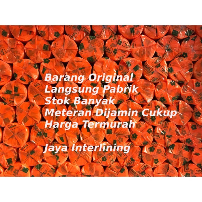 ✨NEW✨ -Kain Keras Interlining Fislin Lem 1500F Tamarind Grosir- 1.2.23