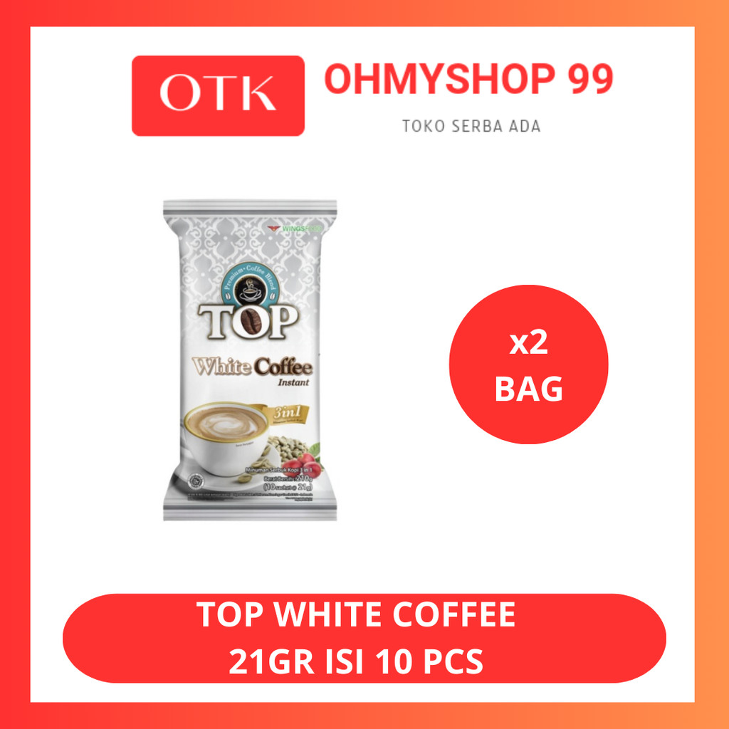 

Top Coffee Kopi Top White 21gr - 2 Bag