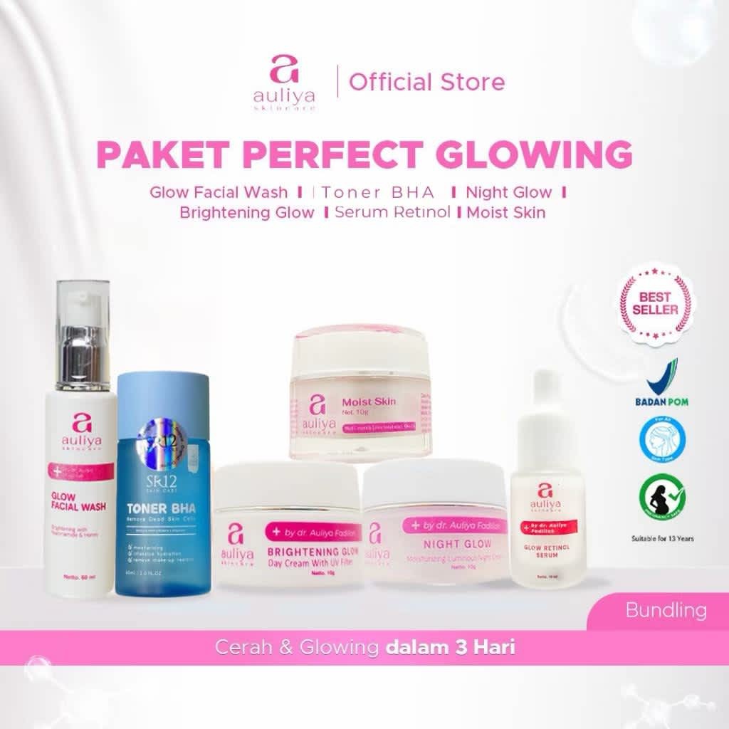 Paket Perfect Glowing BHA Auliya Skincare