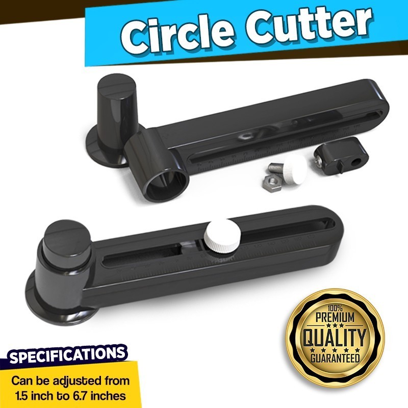 

Plastic Circle Cutter For Button Pin Making Cutting Size Adjustable 1.5 Inches To 6.7 Lingkaran / Bundar Kualitas Eksport (bisa potong sticker bontax camel, photo glossy sticker, kertas foto, HVS, Inkjet, Art paper, Duplex, Vinyl, Silky)