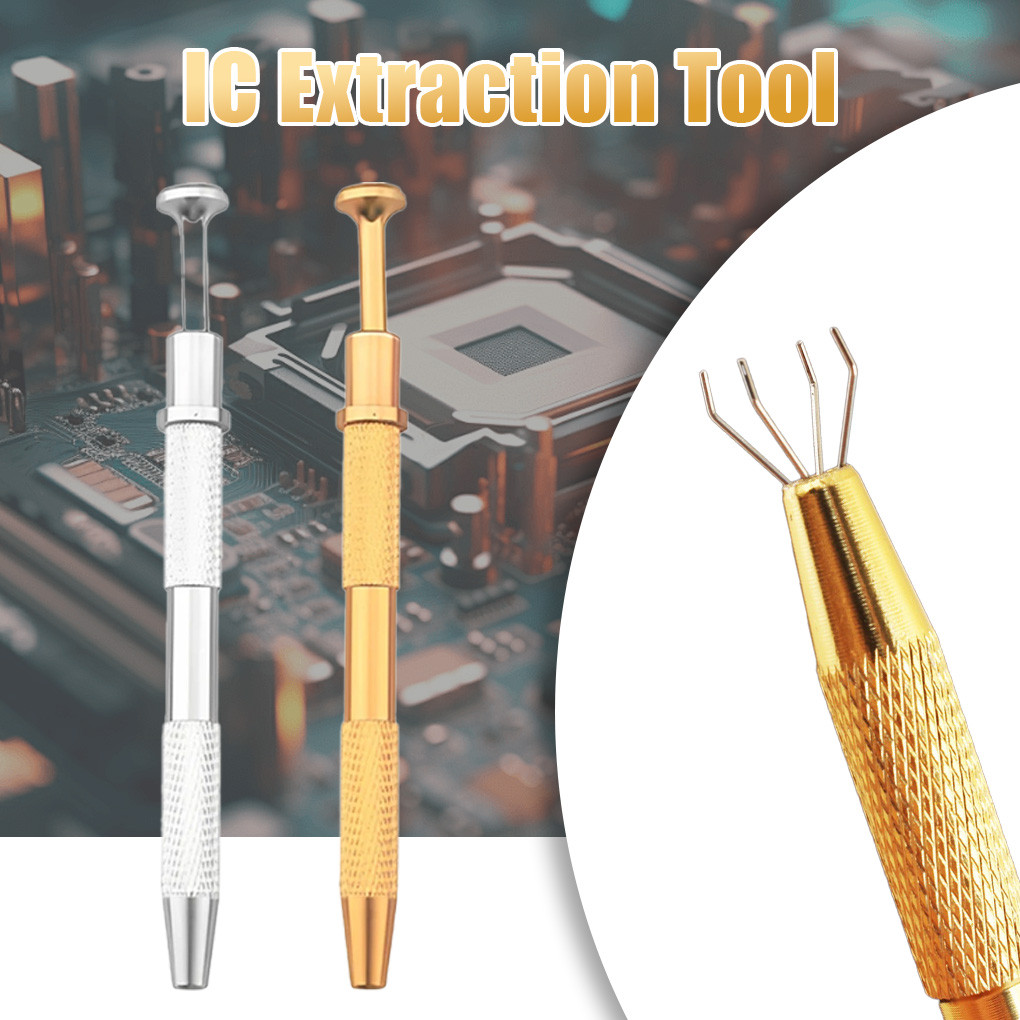 Four Claw komponen elektronik Extractor Pinset Batu Permata Pinset baja tahan karat chip IC Penarik 