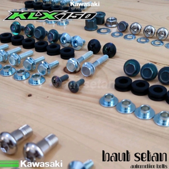 baut lengkap set body klx 150L/baut full body KLX 150BF/Dtracker