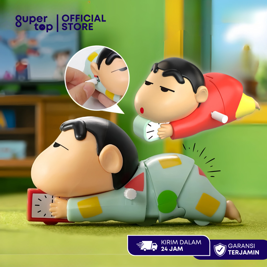 Mainan Shincan Gerak Lucu Goyang Pantan Dynamic Shin Life Mainan Sinchan Putar Jalan Anak anak