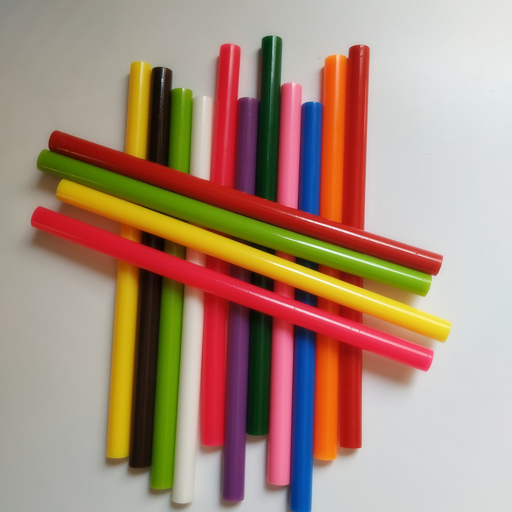 

11PCS 11x200mm 11color Mix Hot Melt Glue Sticks Color glue DIY Wax seal ,Applicable to glue above 60W