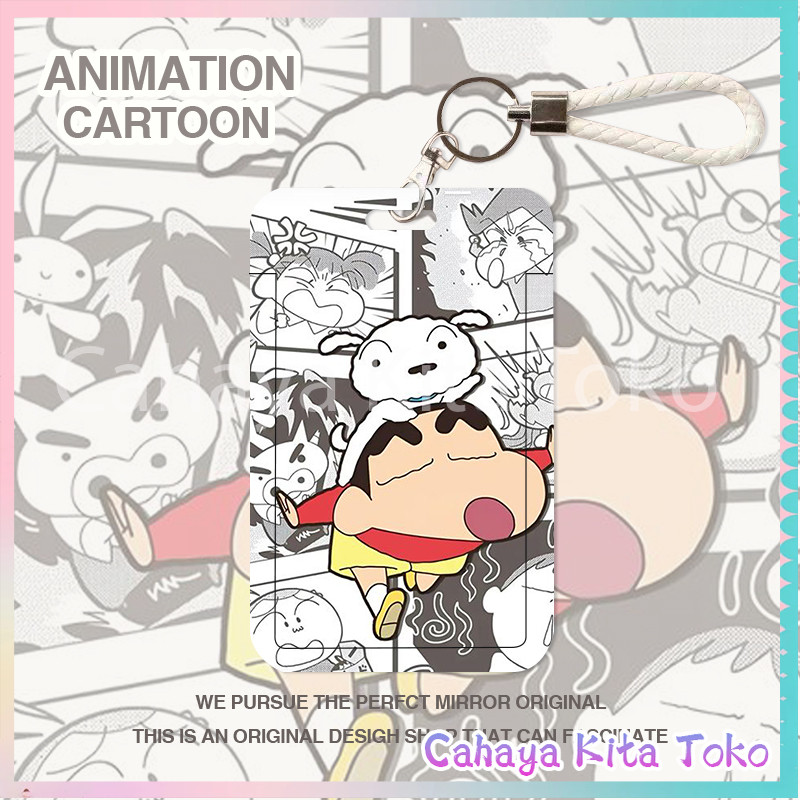 

ID CARD HOLDER/SARUNG KARTU/pesanan Hadiah Khusus/SUPPORT HARGA GROSIR/Karakter kartun lucu Shin-chan