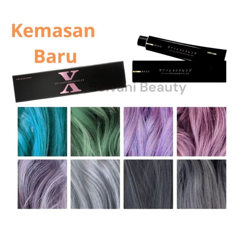 Pewarna Cat Rambut Cream Abu Silver Ash Gray untuk Rambut Diwarnai Semua Varian