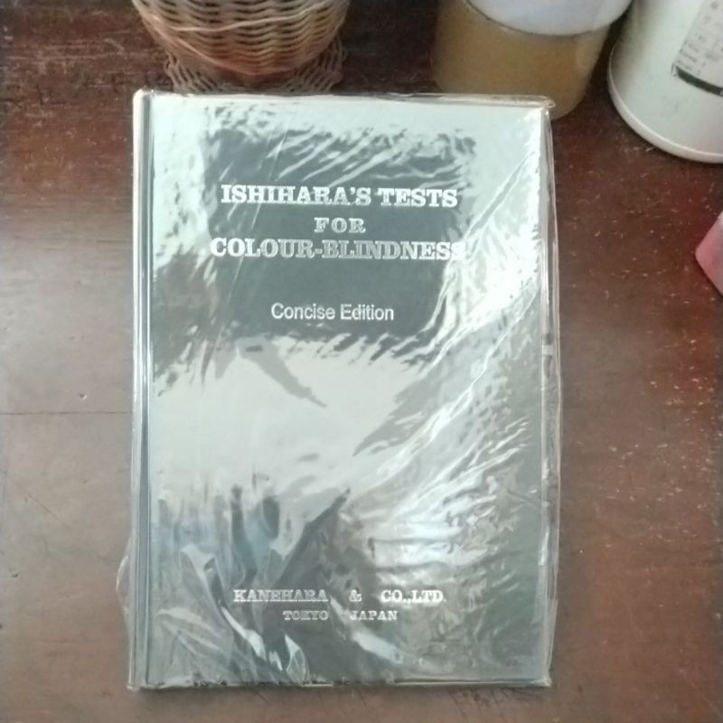Buku Tes Buta Warna Ishihara's Test For Colour-Blindness